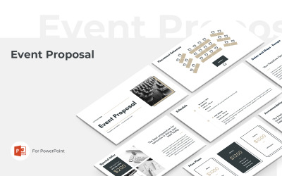 Modelo de apresentação do PowerPoint de proposta de evento