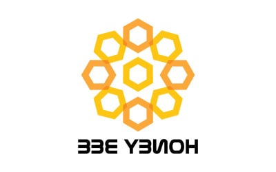 Bee Honeycomb Logo Animal Vector V18