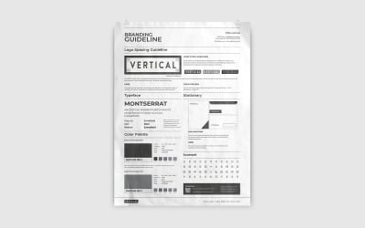 DIN A3 Brand Guideline poszter stíluslap