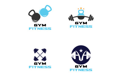 Gym Fitness Logo Sport Vector V19