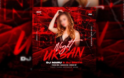 Night Club Social Media Post Templates
