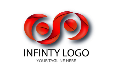 Logotipo Infinity Vermelho Amostra de Logotipo Infinito