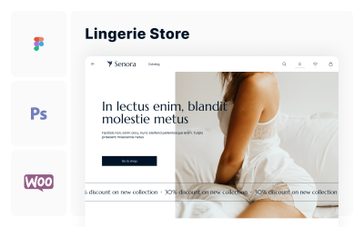Senora — Шаблон WooCommerce Інтернет-магазину жіночої білизни