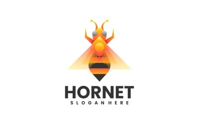 Hornet Gradient Logo Design