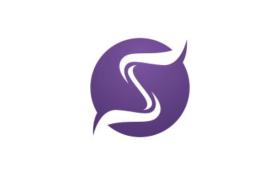 S Harfi Logo Ve Sembol Vektör V2