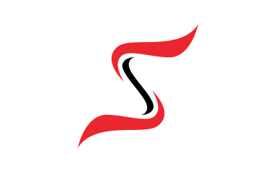 S Harfi Logo Ve Sembol Vektör V3