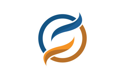 S Harfi Logo Ve Sembol Vektör V5