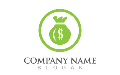 Soldi Borsa Dollaro Logo Vector V11