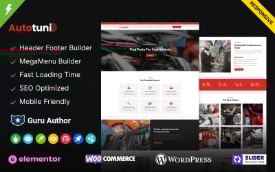 Autotuni - Auto Mechanic and Car Repair WordPress Theme
