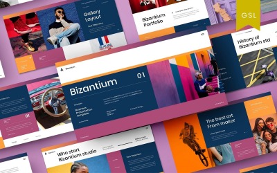 Bisanzio - Modello di diapositiva di Google aziendale