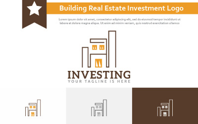 Building Real Estate House Investment Business Logo Template