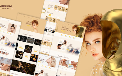 米拉罗萨手工工艺品珠宝店HTML5网站模板