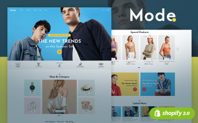 Mode – Daily Fashion LifeStyle & Apparel – Ein Premium Shopify Responsive Theme
