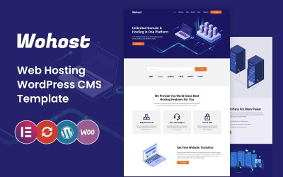 Wohost - WordPress-thema voor webhosting