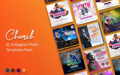 Church Speech Social Media Posts Templates - TemplateMonster