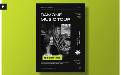 Muziektour Festival Flyer