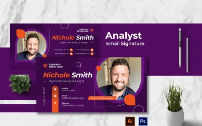 Podpis e-mailu marketingového analytika
