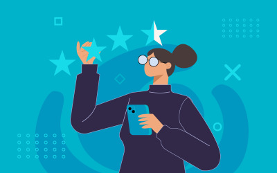 Безкоштовний огляд ілюстрація концепція вектор