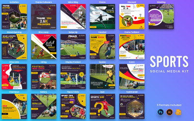 Kit Instagram per social media sportivi