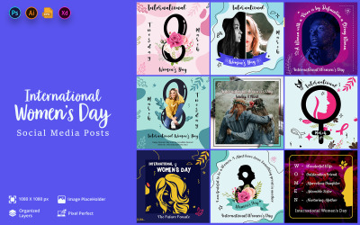 Příspěvek na sociální síti Instagram k Mezinárodnímu dni žen