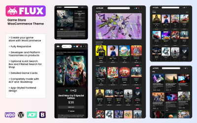 FLUX – Game Store Téma WooCommerce