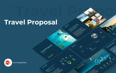 Cestovní návrh PowerPoint šablony