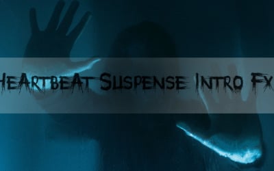 Efeitos de introdução de suspense Heartbeat