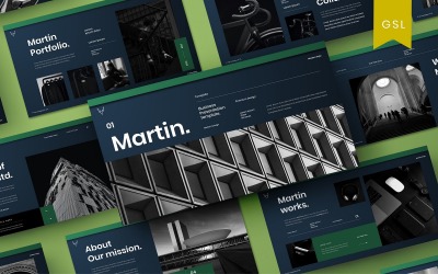 Martin - İş Google Slayt Şablonu
