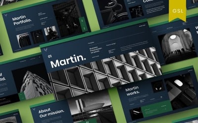 Martin - Plantilla de diapositiva de Google de negocios