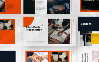 Pitch Deck PowerPoint prezentační šablona