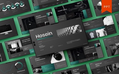 Hosein – Business PowerPoint sablon**