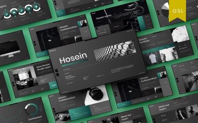 Hosein - İş Google Slayt Şablonu