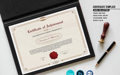 Multipurpose Achievement Certificate Template