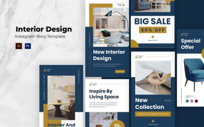 Storia di Instagram di interior design