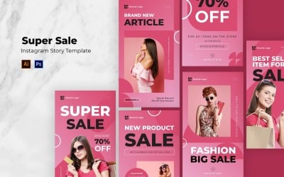 Super Sale Instagram Story Template