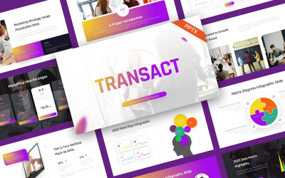 Transactiemarketing Sjablonen PowerPoint presentatie