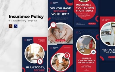 Versicherungspolice Instagram Story