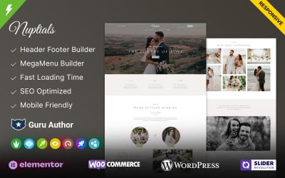 Hochzeit - Hochzeits- und Planer-WordPress-Thema
