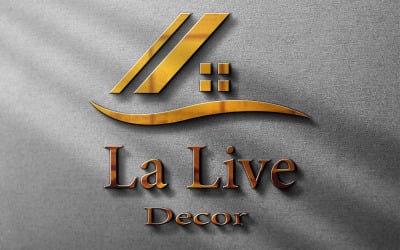 La Live Decor  Logo Template