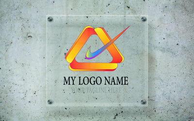 Modèle de nom de logo de mon entreprise