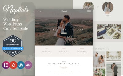 Nuptials — тема WordPress для свадеб и планировщиков