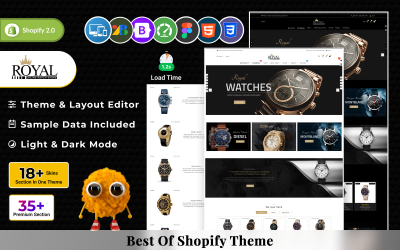 Royal Mega Watch–Jewelry Multipurpose Super Shopify 2.0 Store