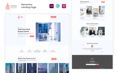 Sunstone - 买卖物业 Elementor 模板