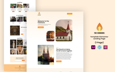 The Common - Church Religious Elementor 模板