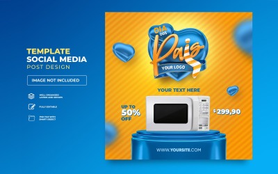 Electronic Super Sale Social Media Post Templates