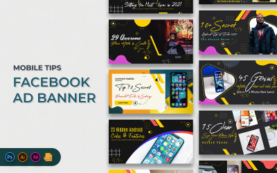 Mobiele technische tips Facebook Cover Banner