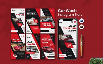 Carwash Instagram Story Mall