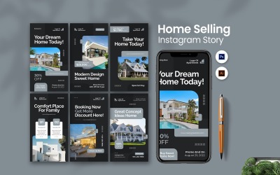 Historia de Instagram de venta de casas
