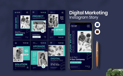 Instagram-Story für digitales Marketing