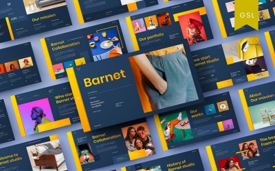 Barnet - бизнес-шаблон слайдов Google